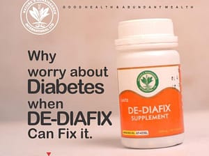 De-Diafix Supplement: Diabetes Management in Alimosho Lagos