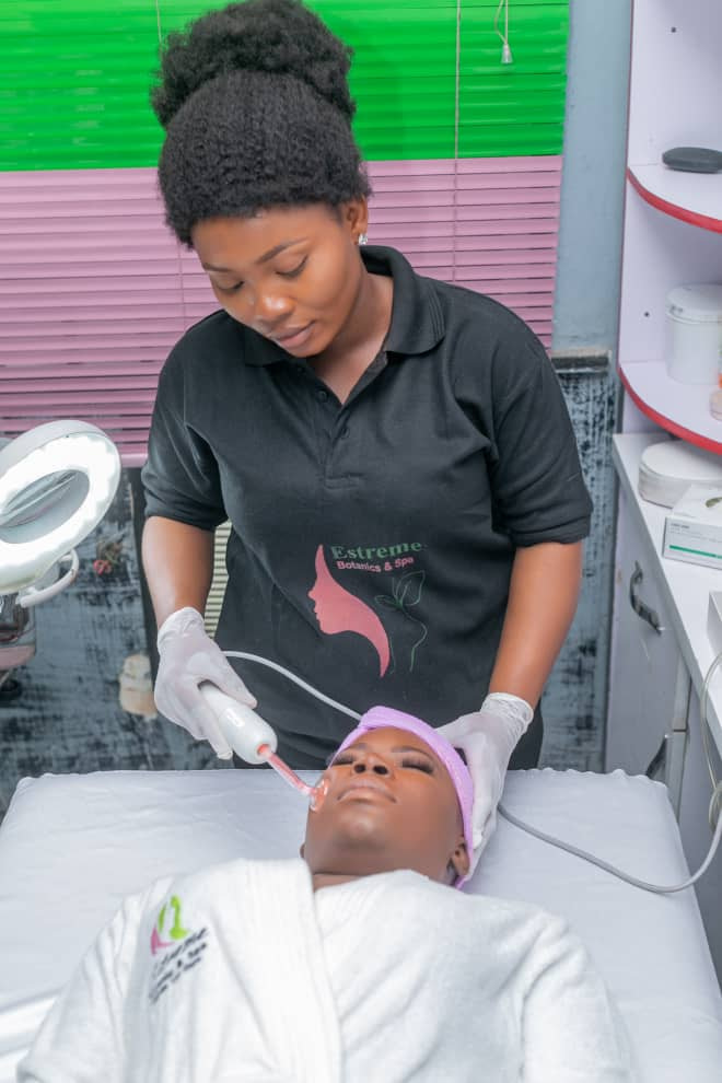 Organic facials service in egbeda Lagos by estreme therapy